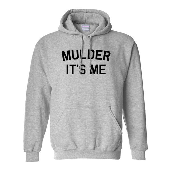 Mulder Its Me Grey Pullover Hoodie
