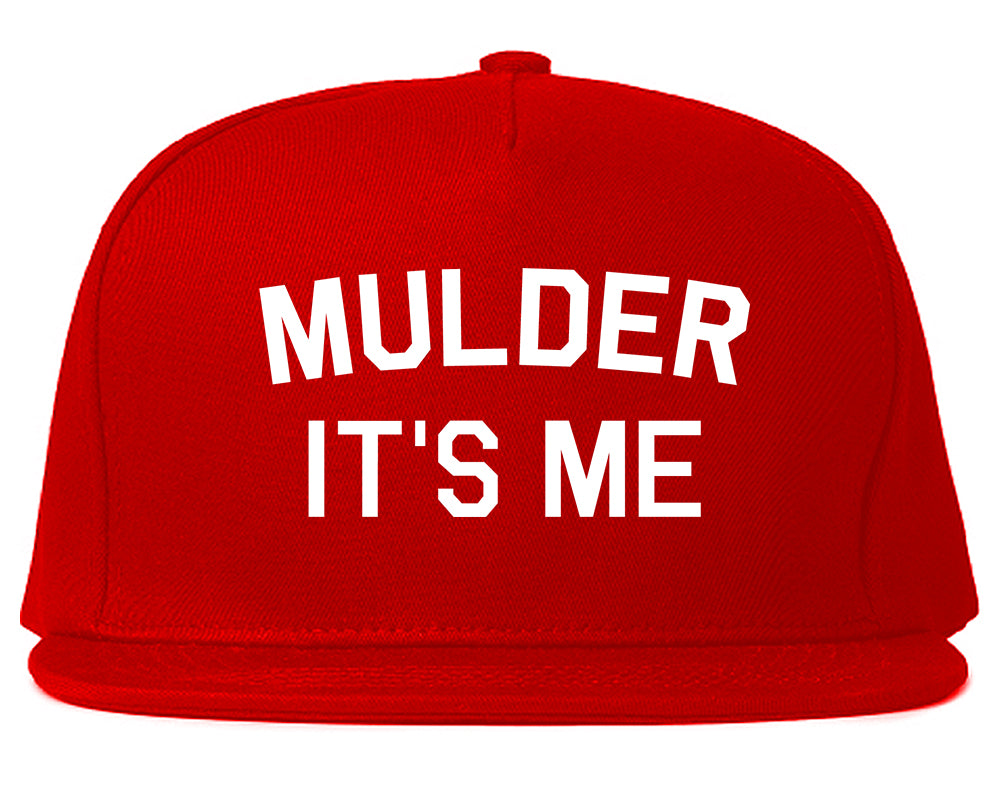 Mulder Its Me Red Snapback Hat