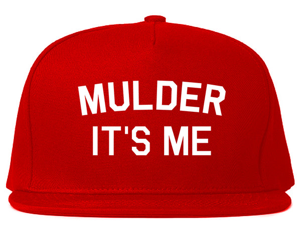 Mulder Its Me Red Snapback Hat