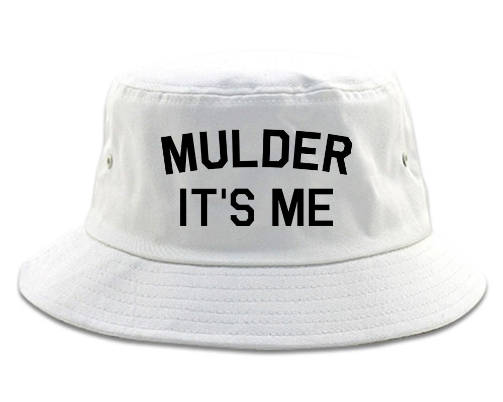 Mulder Its Me White Bucket Hat