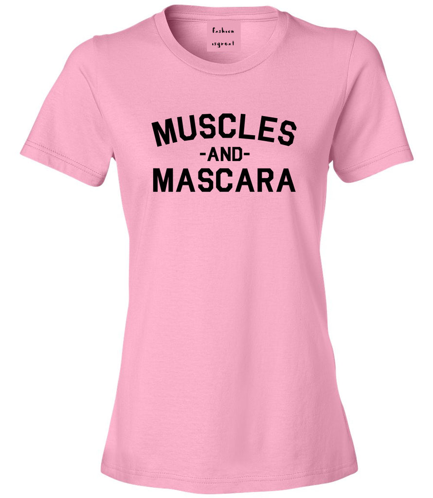 Muscles And Mascara Workout Gym T-Shirt by Fashionisgreat – FashionIsGreat