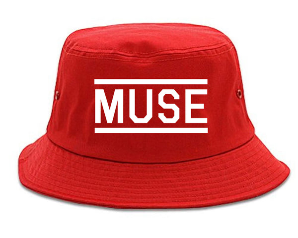 Muse Woman Bucket Hat Red