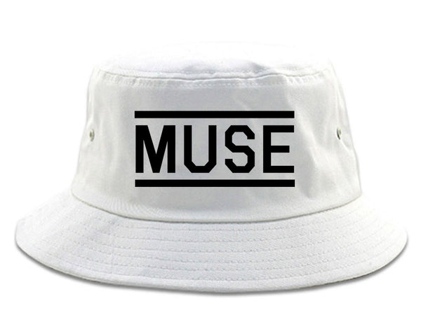 Muse Woman Bucket Hat White