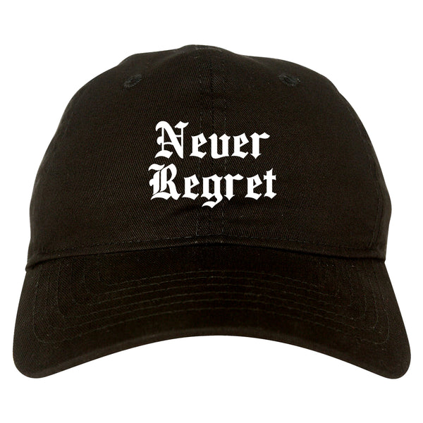 Never Regret black dad hat