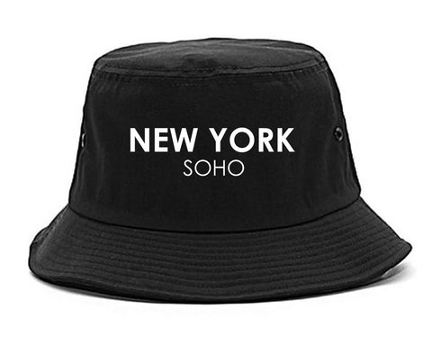 New York Soho Bucket Hat Black