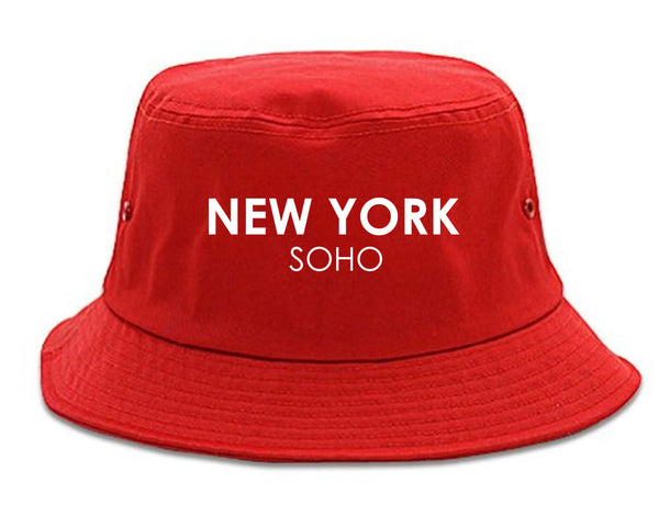 New York Soho Bucket Hat Red