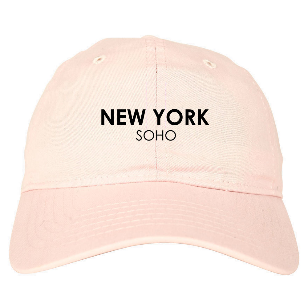 New York Soho Dad Hat Pink