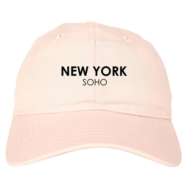 New York Soho Dad Hat Pink