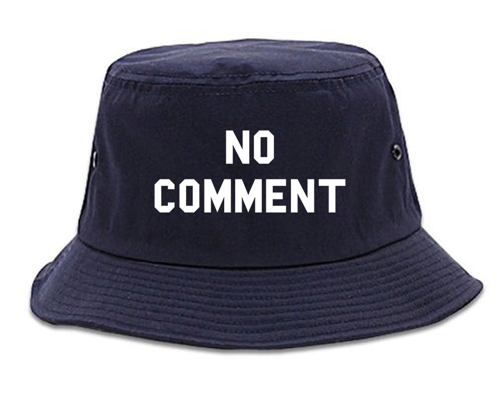 No Comment Bucket Hat
