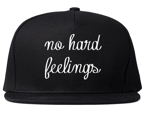 No Hard Feelings Chest Black Snapback Hat