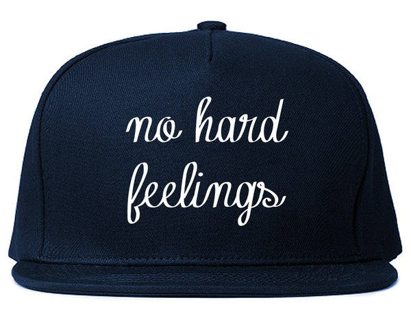 No Hard Feelings Chest Blue Snapback Hat