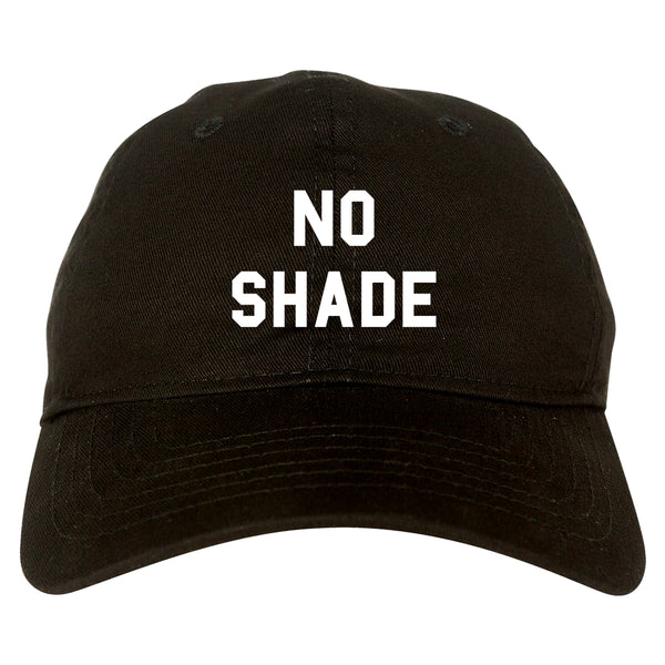No Shade Funny Chest black dad hat