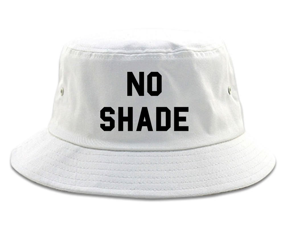 No Shade Funny Chest white Bucket Hat