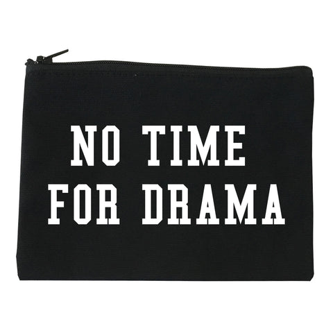 No Time For Drama Black Makeup Bag