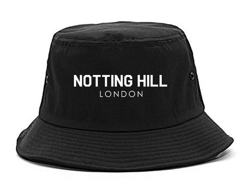 Notting Hill London Bucket Hat Black