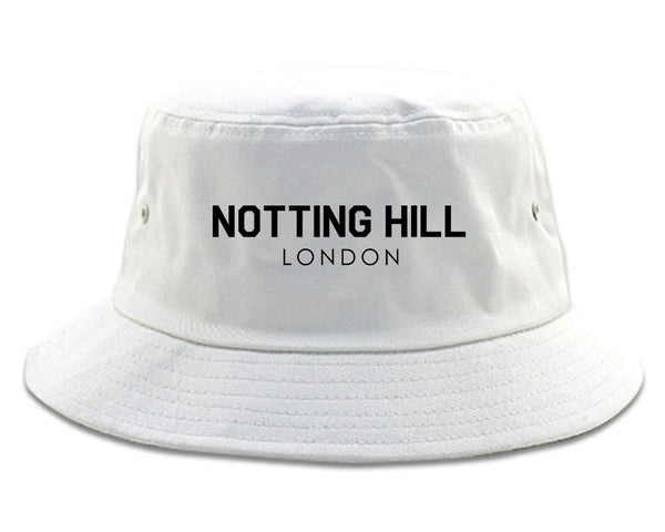 Notting Hill London Bucket Hat White