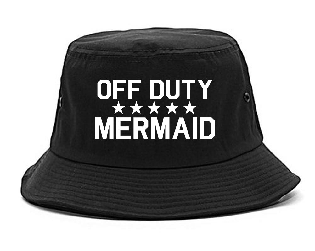 Off Duty Mermaid black Bucket Hat