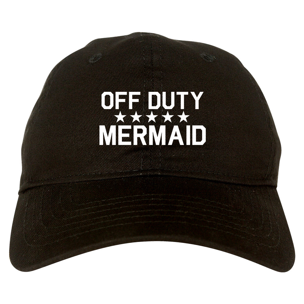 Off Duty Mermaid black dad hat