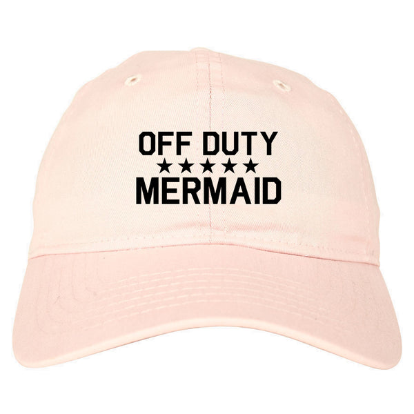 Off Duty Mermaid pink dad hat