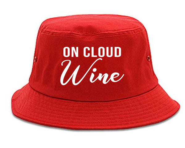 On Cloud Wine Nine Bachelorette Red Bucket Hat