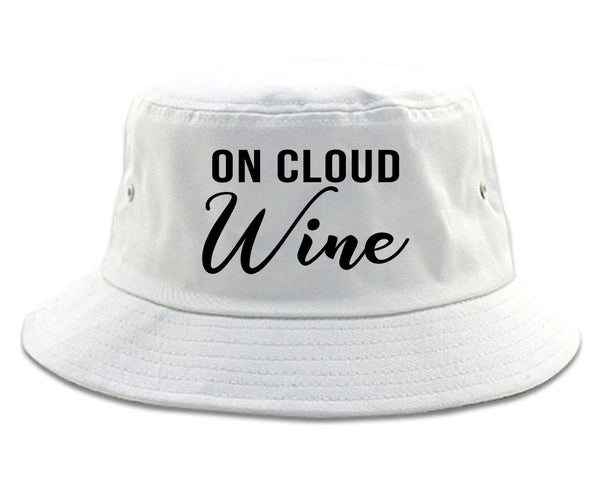 On Cloud Wine Nine Bachelorette White Bucket Hat