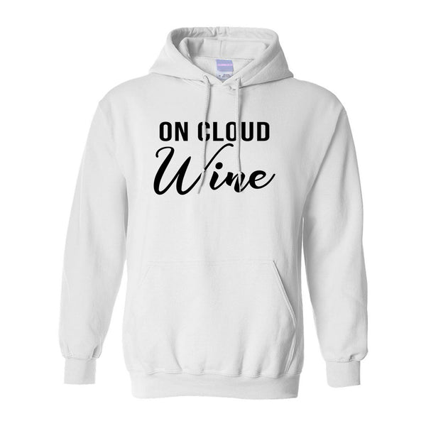 On Cloud Wine Nine Bachelorette White Pullover Hoodie