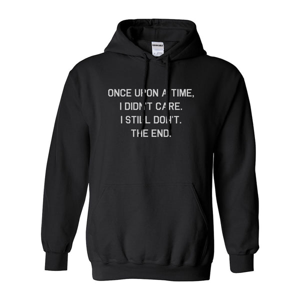 Once Upon A Time Black Womens Pullover Hoodie