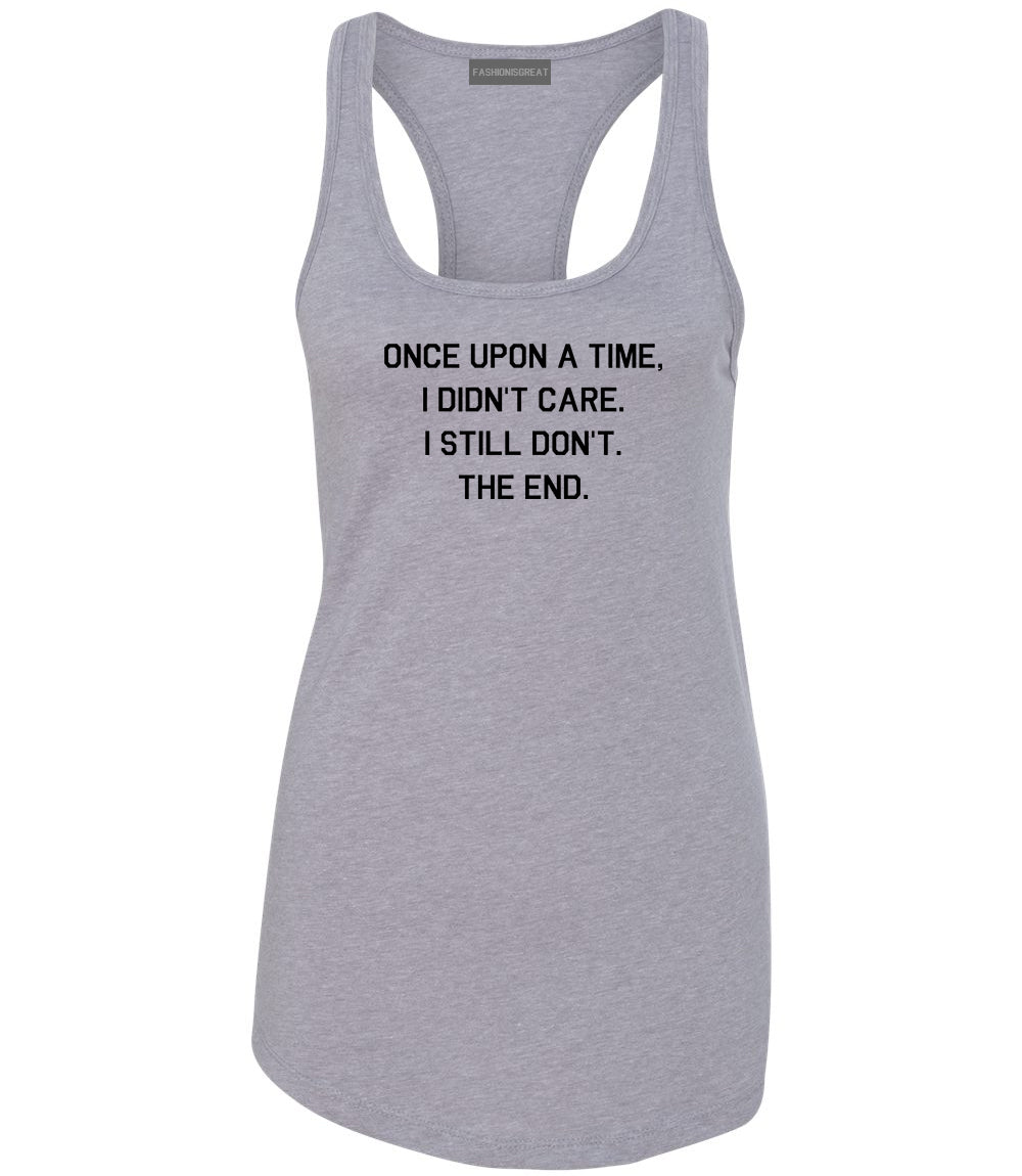 Once Upon A Time Grey Womens Racerback Tank Top