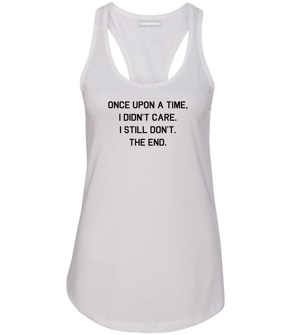 Once Upon A Time White Womens Racerback Tank Top