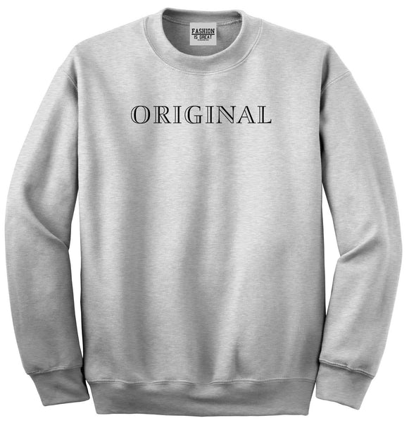 Original Unisex Crewneck Sweatshirt Grey