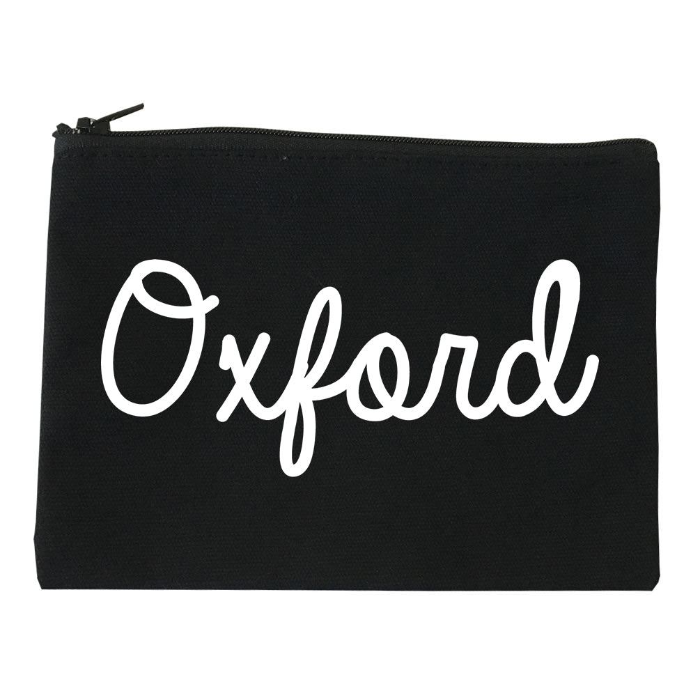Oxford Britain Script Chest black Makeup Bag