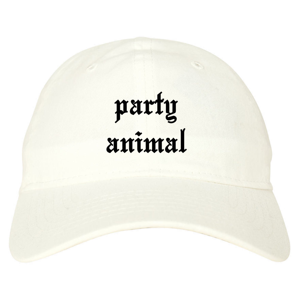 Party Animal White Dad Hat