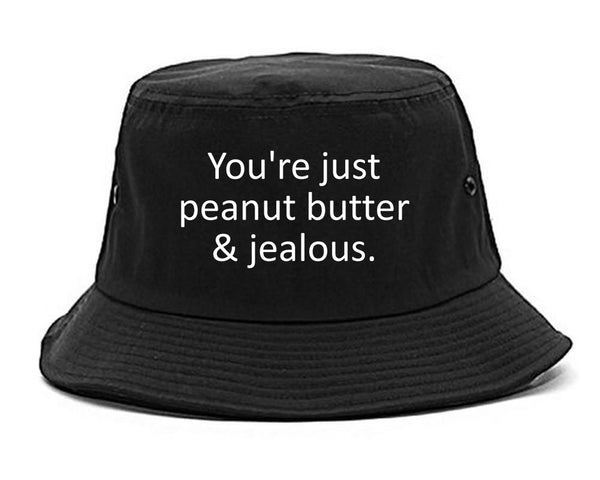 Peanut Butter Jealous Food black Bucket Hat