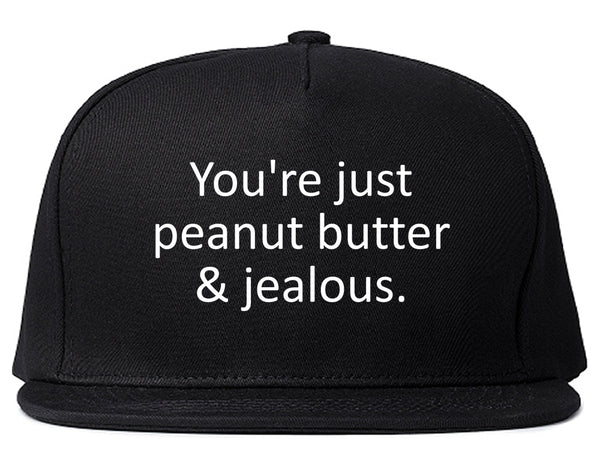Peanut Butter Jealous Food Black Snapback Hat