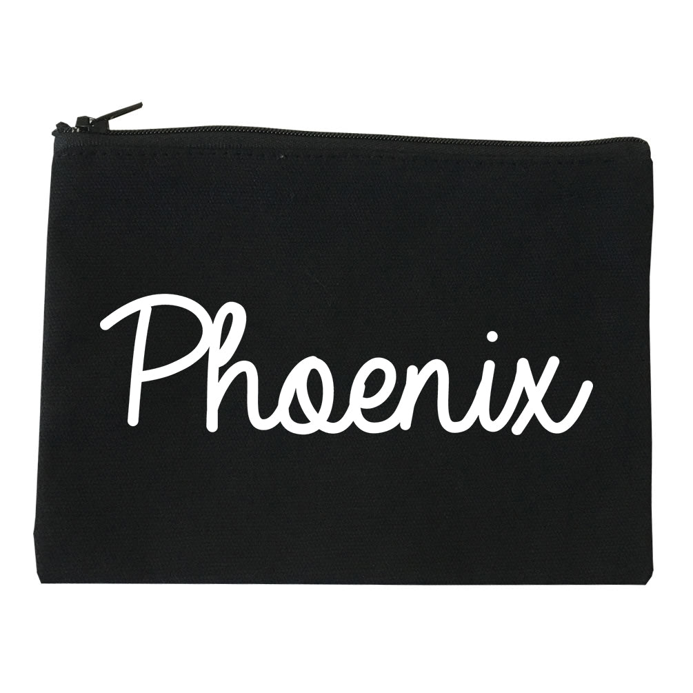 Phoenix Arizona Script Chest black Makeup Bag