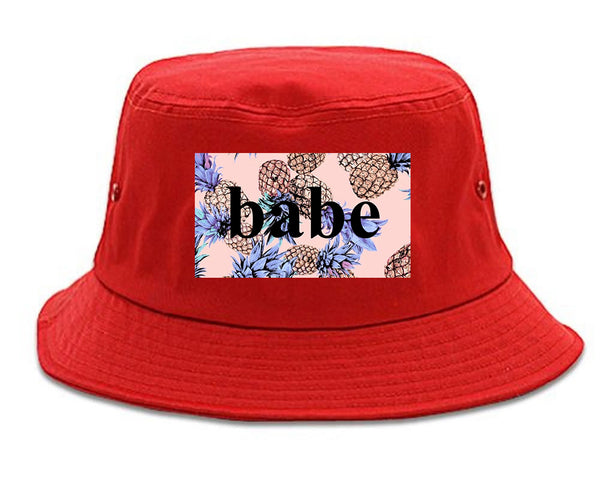 Pineapple Babe Fruit red Bucket Hat