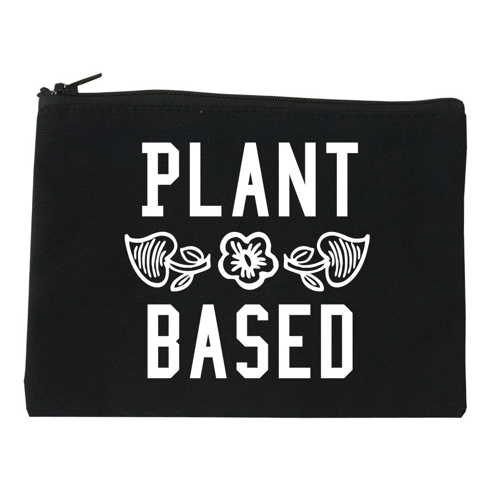 Plant Based Vegan No Meat Black Makeup Bag