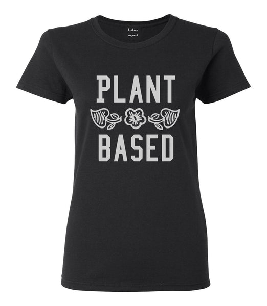 Plant Based Vegan No Meat Black T-Shirt