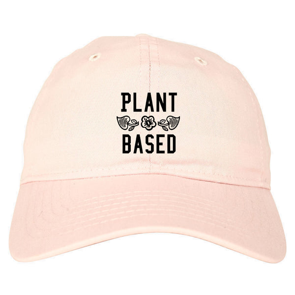 Plant Based Vegan No Meat Pink Dad Hat