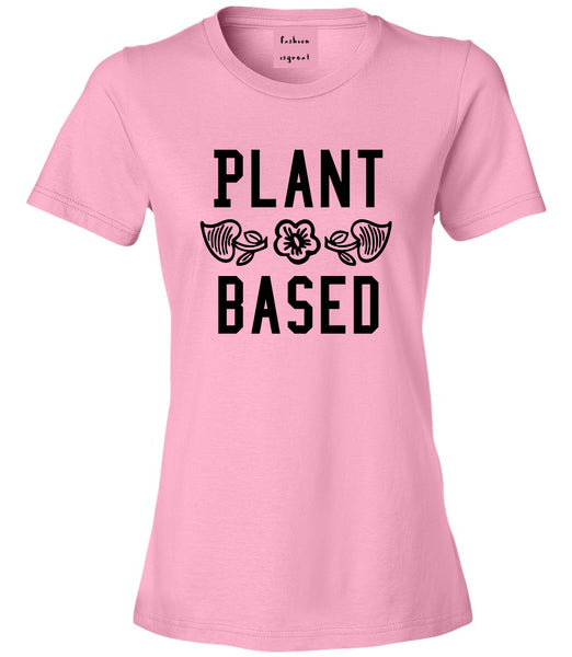 Plant Based Vegan No Meat Pink T-Shirt