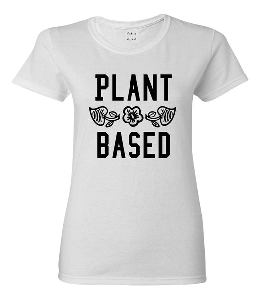 Plant Based Vegan No Meat White T-Shirt