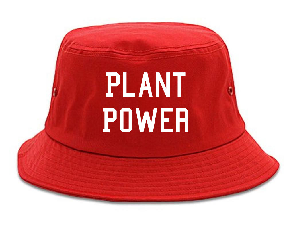 Plant Power Bucket Hat Red
