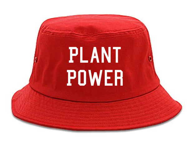 Plant Power Bucket Hat Red