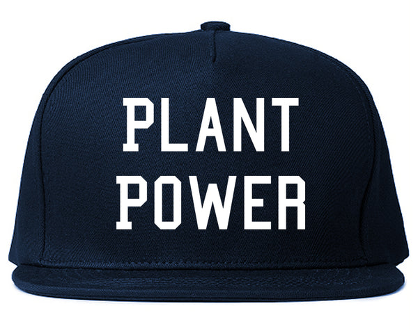 Plant Power Snapback Hat Blue