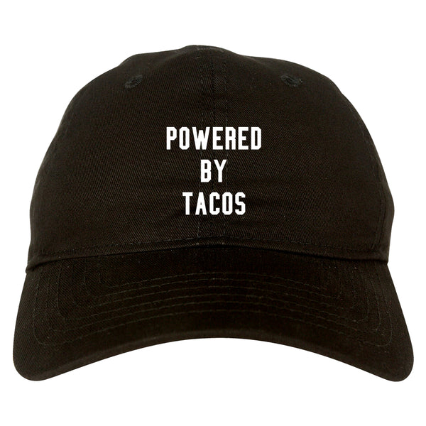 Powered By Tacos Black Dad Hat