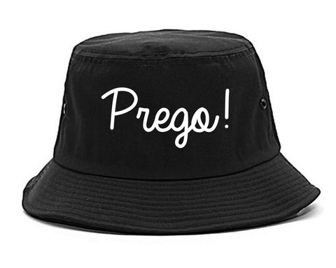 Prego Pregnancy Announcement Bucket Hat Black