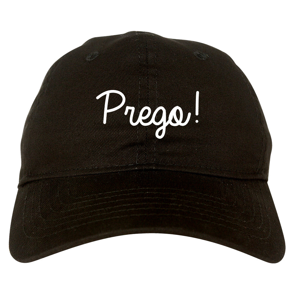 Prego Pregnancy Announcement Dad Hat Black
