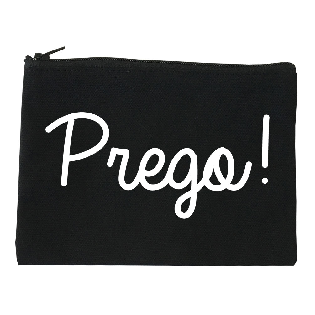 Prego Pregnancy Announcement Makeup Bag Red