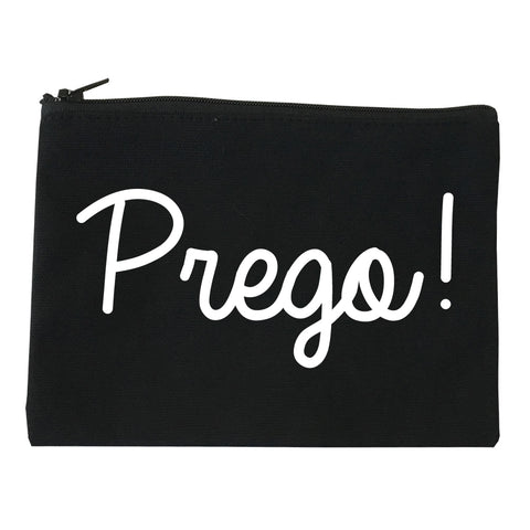 Prego Pregnancy Announcement Makeup Bag Red