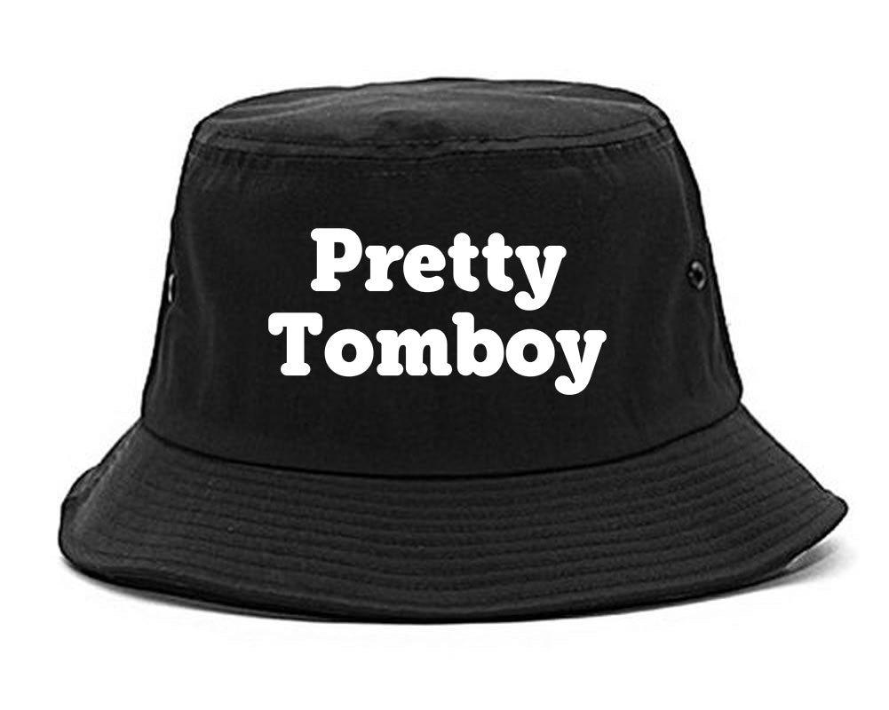 Pretty Tomboy Bucket Hat Black